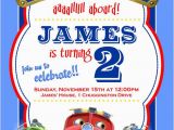 Chuggington Birthday Invitations Chuggington Custom Birthday Invitation Digital Printable