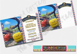 Chuggington Birthday Invitations Chuggington Invitation Chuggington Birthday Invite