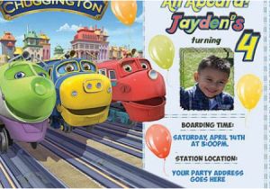 Chuggington Birthday Invitations Chuggington Train Printable Birthday Invitation Diy