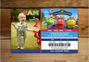 Chuggington Birthday Invitations Items Similar to Child 39 S Chuggington Birthday Invitations