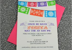 Cinco De Mayo Birthday Invitations Cinco De Mayo Invitation Template Fiesta Banner