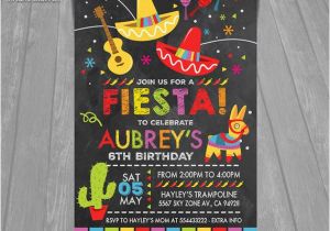 Cinco De Mayo Birthday Invitations Fiesta Birthday Invitation Cinco De Mayo Invitation