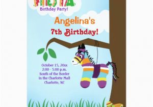 Cinco De Mayo Birthday Invitations Fiesta Pinata Cinco De Mayo Birthday Invitations Zazzle