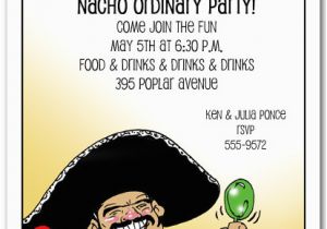 Cinco De Mayo Birthday Invitations Mariachi Guy Cinco De Mayo Party Invitations Mexican