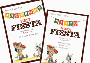 Cinco De Mayo Birthday Invitations Wants and Wishes Party Printables Vintage Cinco De Mayo