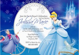 Cinderella Birthday Cards Cinderella Birthday Invitations Ideas Bagvania Free