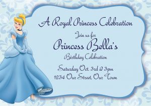 Cinderella Birthday Cards Free Printable Cinderella Birthday Invitations Bagvania