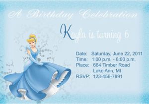 Cinderella Birthday Invitation Template Cinderella Invitation Template orderecigsjuice Info