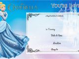 Cinderella Birthday Invitation Template Free Printable Cinderella Birthday Invitation Bagvania