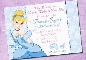 Cinderella Birthday Invitation Wording Cinderella Birthday Invitation