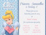 Cinderella Birthday Invitation Wording Cinderella Birthday Invitation Wording Invitation Librarry