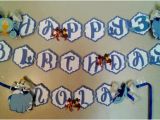 Cinderella Happy Birthday Banner Cinderella Happy Birthday Banner Cinderella Decoration