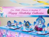 Cinderella Happy Birthday Banner Custom Cinderella Birthday Banners Party City