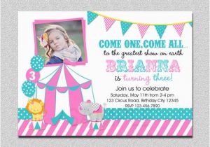 Circus 1st Birthday Invitations Carnival Birthday Invitation 1st Birthday Carnival Birthday