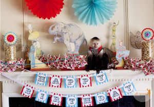 Circus Decorations for Birthday Party Circus Birthday Party Ideas Circus themed Birthday Party