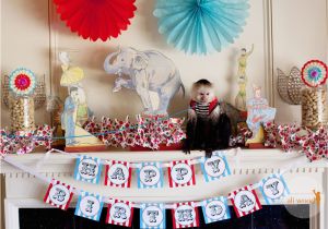 Circus Decorations for Birthday Party Circus Birthday Party Ideas Circus themed Birthday Party
