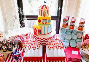 Circus themed Birthday Decorations Circus themed First Birthday Party