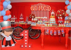 Circus themed Birthday Decorations Kara 39 S Party Ideas Bright Circus Birthday Party Kara 39 S