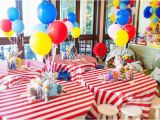 Circus themed Birthday Decorations Kara 39 S Party Ideas Circus Carnival Birthday Party Via