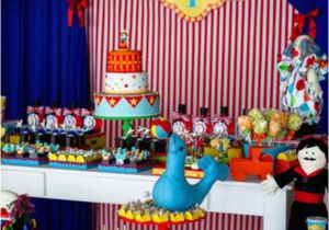 Circus themed Birthday Decorations Kara 39 S Party Ideas Circus themed 1st Birthday Party Kara