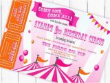 Circus themed Birthday Invites A Carnival Circus themed Birthday Party Driven by Decor