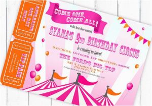 Circus themed Birthday Invites A Carnival Circus themed Birthday Party Driven by Decor