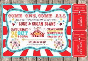 Circus themed Birthday Invites Carnival Party Invitations Party Invitations Templates