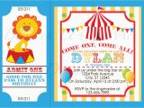 Circus themed Birthday Invites Circus Party Invitations Circus Party Invitations and the