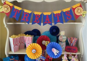 Circus themed Birthday Party Decorations Circus Party Decorations for Carnival or Circus themed