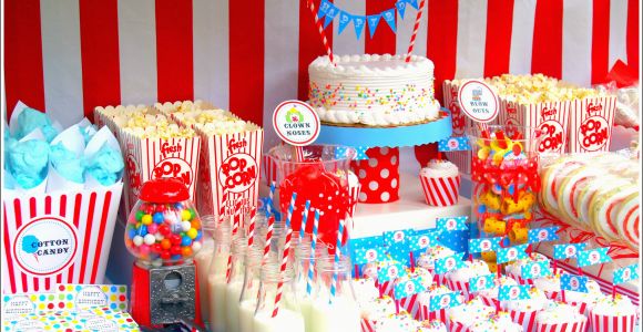 Circus themed Birthday Party Decorations Circus Party Ideas