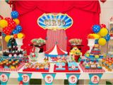 Circus themed Birthday Party Decorations Kara 39 S Party Ideas Circus Carnival 1st Birthday Boy Girl
