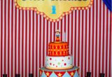 Circus themed Birthday Party Decorations Kara 39 S Party Ideas Circus themed 1st Birthday Party Kara