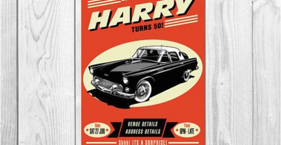 Classic Car Birthday Invitations Best 25 21st Birthday Invitations Ideas On Pinterest