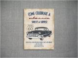 Classic Car Birthday Invitations Come Celebrate A Classic 5×7 Birthday Invitation by