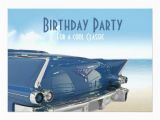 Classic Car Birthday Invitations Cool Classic Car 60th Birthday Party Invitation Zazzle