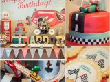 Classic Car Birthday Party Decorations A Vintage Race Car Birthday Party Boys Birthday Party