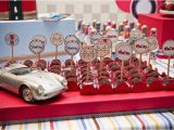 Classic Car Birthday Party Decorations Kara 39 S Party Ideas Vintage Race Car themed Birthday Party