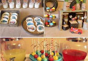 Classic Car Birthday Party Decorations Kara 39 S Party Ideas Vintage Radiator Springs Cars Boy