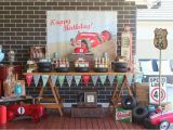 Classic Car Birthday Party Decorations Party Inspirations Vintage Car themed Dessert Table by