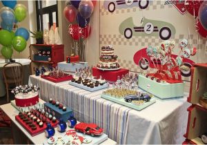 Classic Car Birthday Party Decorations Vintage Race Car themed Birthday Party Planning Ideas