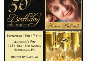 Classy 50th Birthday Invitations Elegant 50th Birthday Party Invitations Zazzle Com Au