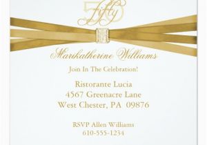 Classy 50th Birthday Invitations Elegant 50th Fiftieth Birthday Party Invitations Zazzle