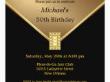 Classy 50th Birthday Invitations Elegant Gold Black 50th Birthday Party Invitations Zazzle Ca