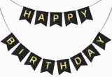 Classy Happy Birthday Banner Happy Birthday Swallowtail Bunting Banner for Party