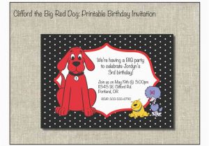 Clifford the Big Red Dog Birthday Invitations 1000 Images About Clifford the Big Red Dog On