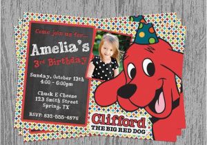Clifford the Big Red Dog Birthday Invitations 13 Best Clifford the Big Red Dog theme Images On Pinterest