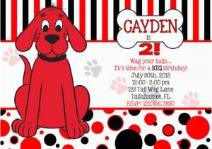 Clifford the Big Red Dog Birthday Invitations 17 Best Images About Clifford the Big Red Dog Birthday