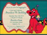 Clifford the Big Red Dog Birthday Invitations 29 Best Images About Clifford the Big Red Dog Party On