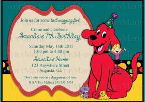 Clifford the Big Red Dog Birthday Invitations 29 Best Images About Clifford the Big Red Dog Party On