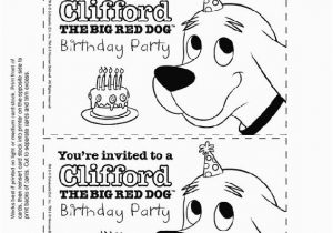 Clifford the Big Red Dog Birthday Invitations 44 Best Images About Clifford the Big Red Dog On Pinterest